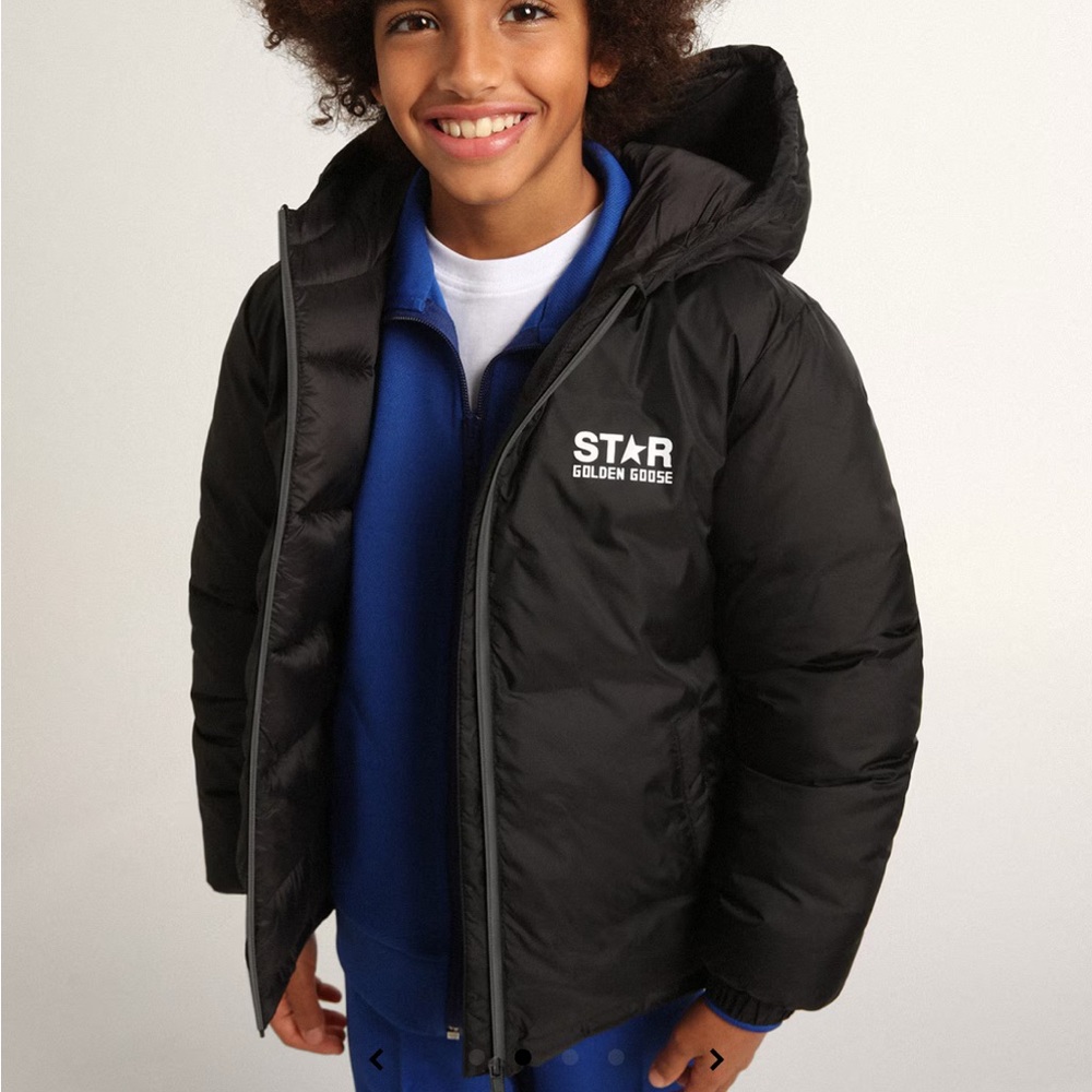 Golden goose  Black Puffer Jacket size 10